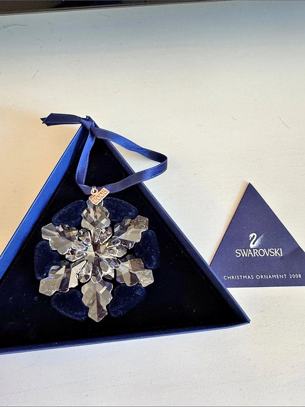 Swarovski 2008 annual Snowflake Ornament